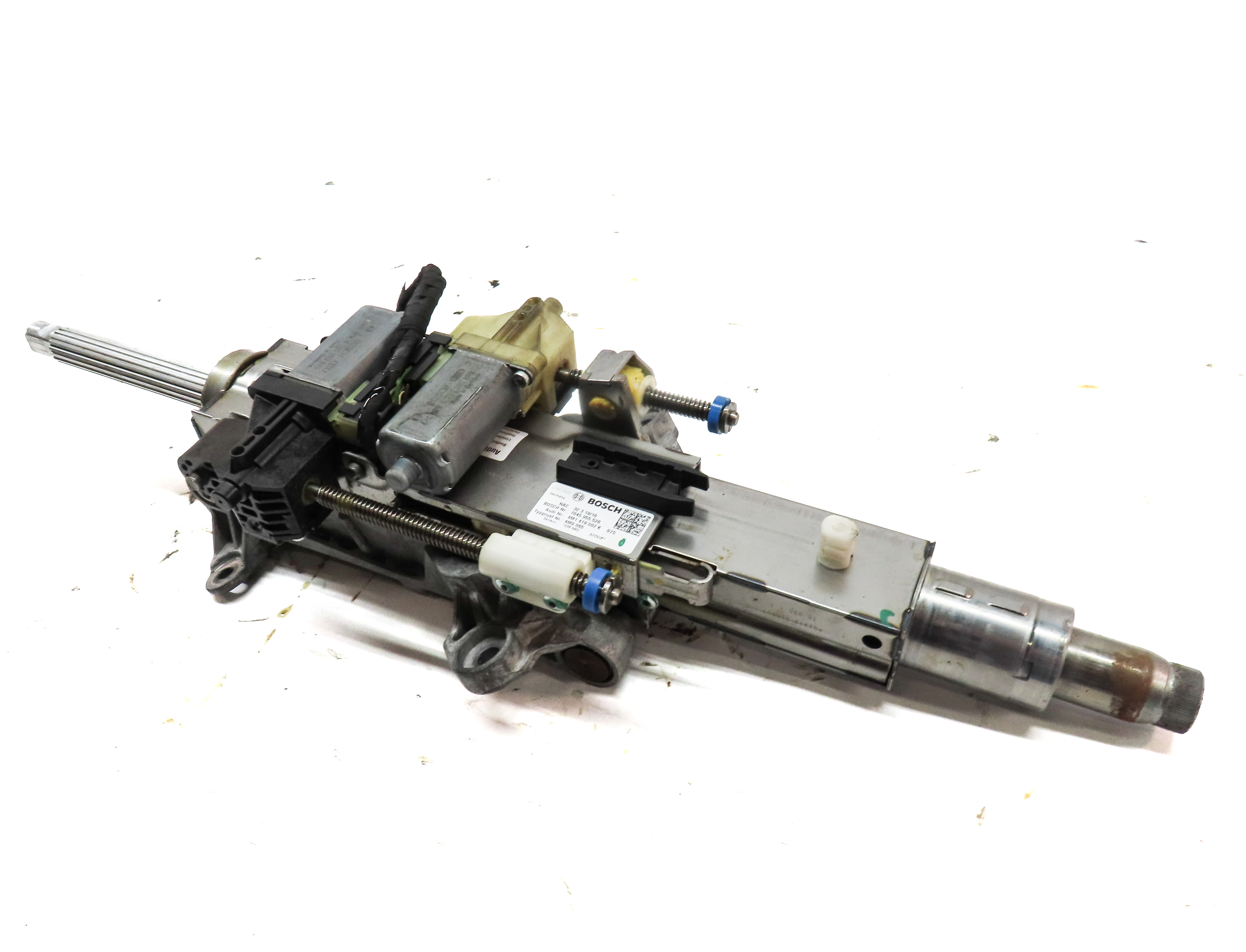 17-19 AUDI Q7 4M ESTEERING COLUMN w/ MOTORS (NO lane keep & NO adaptive cruise) — exact item pictured